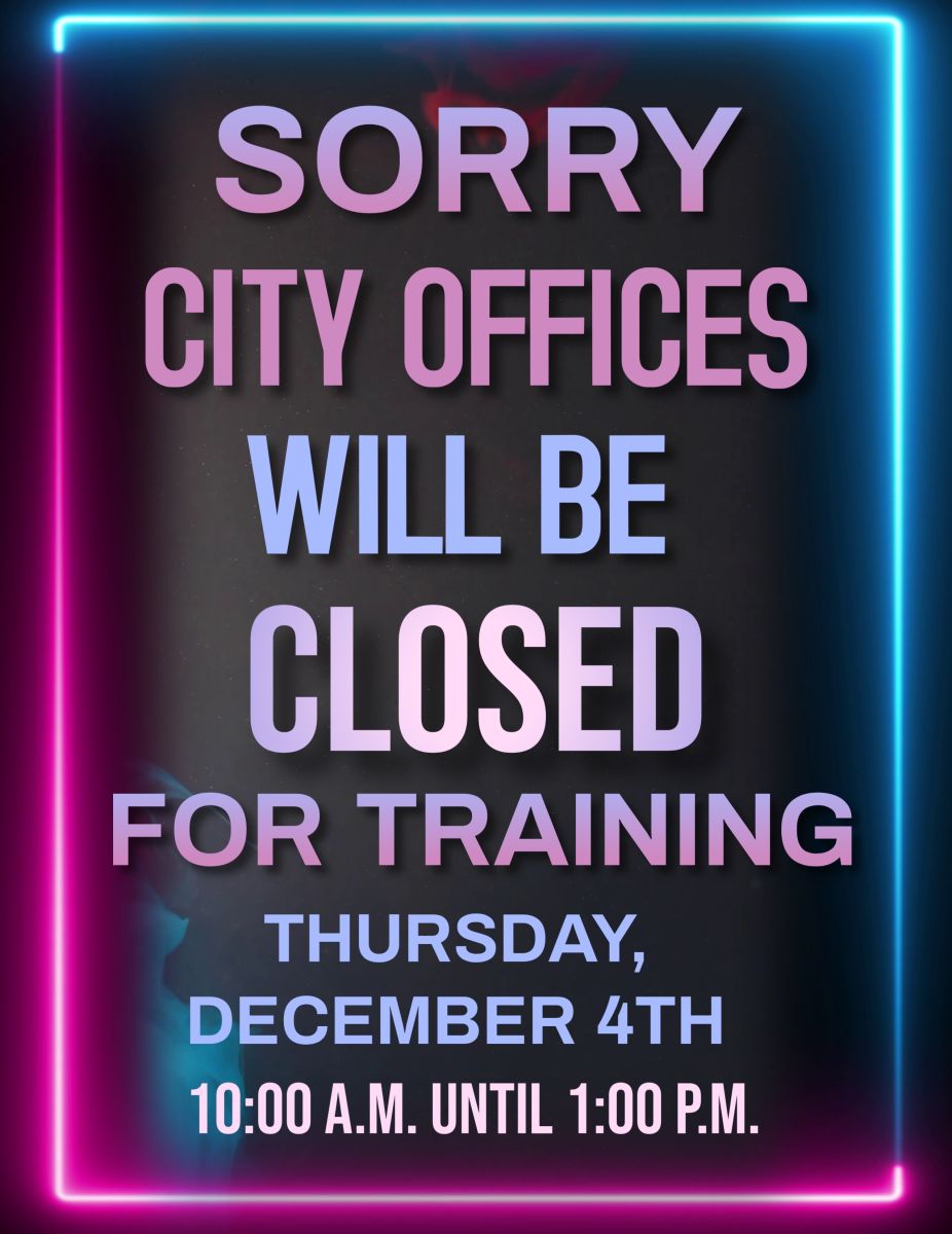 City Offices Closed for Training